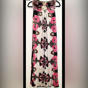 ANTHRO style  DRESS AZTEC MUMU SPAGHETTI STRAP FESTIVAL ATTIRE COACHELLA snake